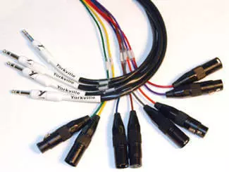 4 Channel TRS to 8 x XLR Insert Snake